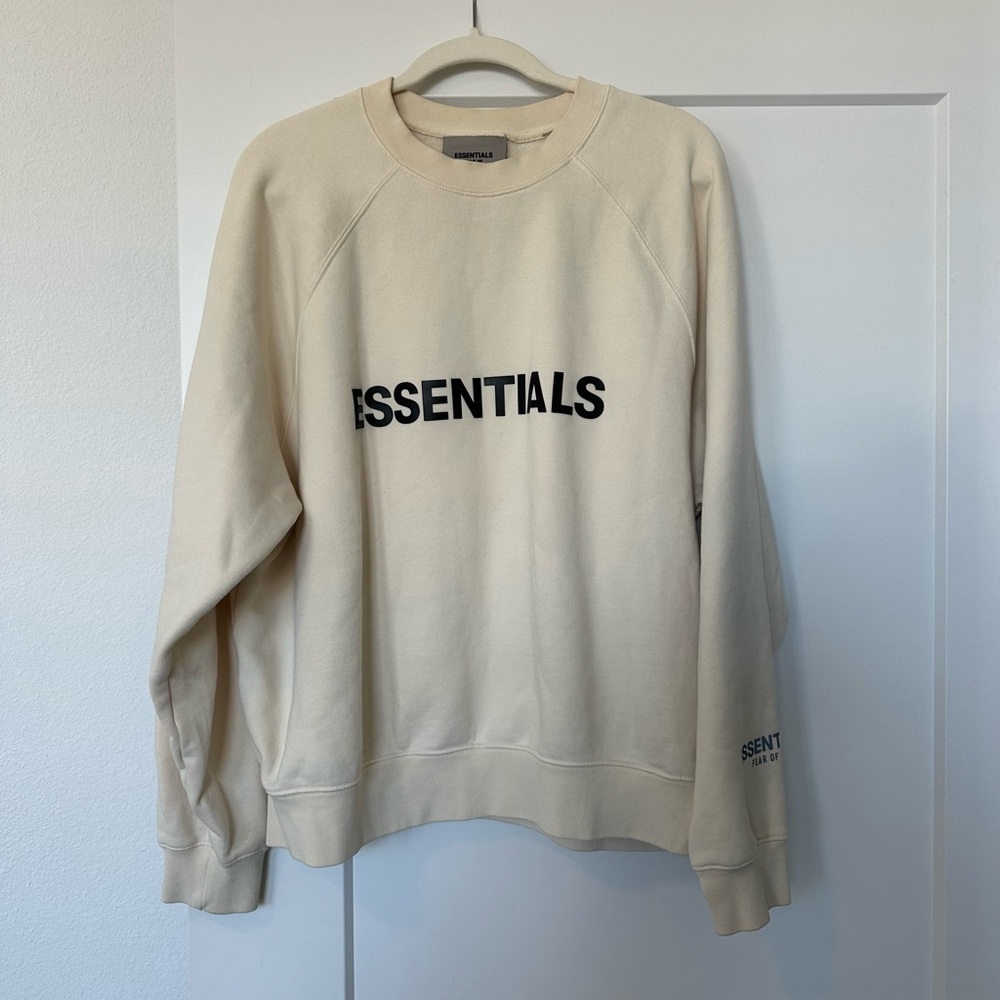 Essentials Crewneck Sweatshirt in Cream